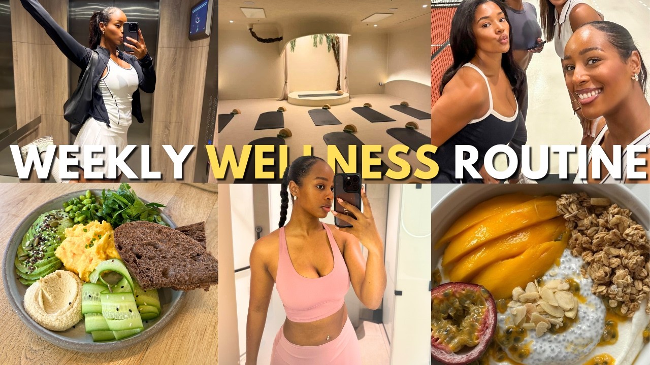 *THAT GIRL* WEEKLY GLOW UP ROUTINE | how to stay consistent with working out & build healthy habits