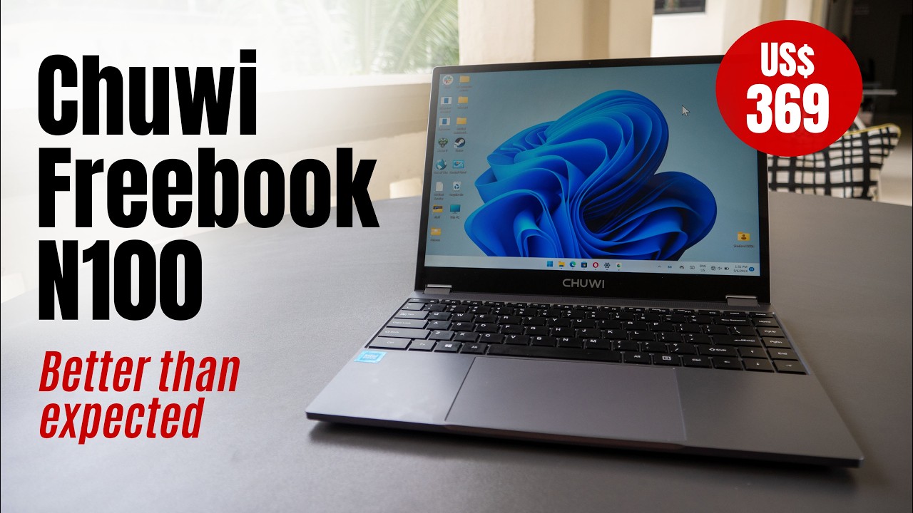 Chuwi Freebook N100 (review): A great budget laptop for 2024 - YouTube