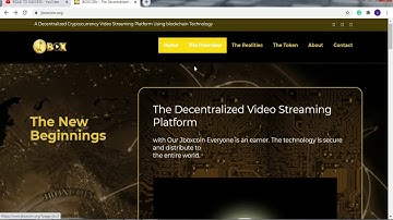 JBOX - Jboxcoin is A decentralized blockchain video streaming app