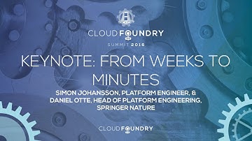 Keynote: From Weeks to Minutes