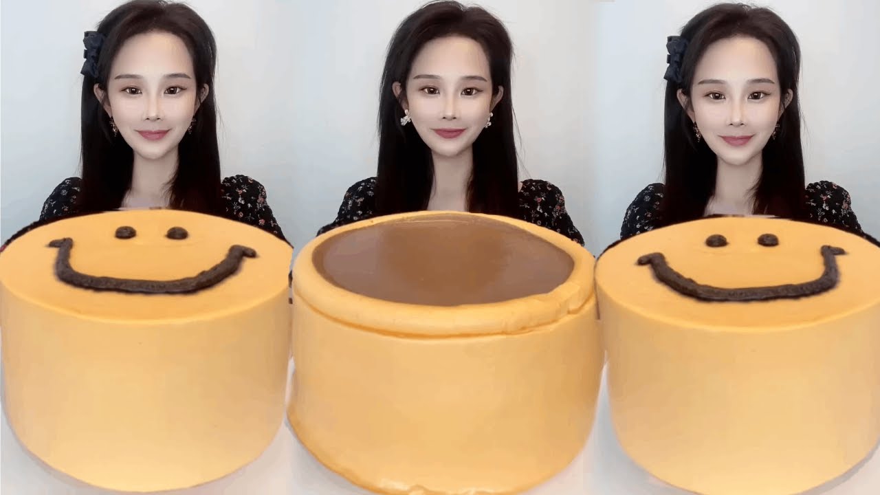 Asmr🍰Eating Custard Cheesecake🍰 (Soft And Waxy Sound) 크림丨먹방丨Mukbang丨Satisfying丨Eatings