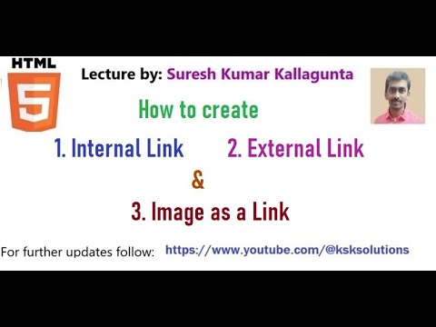 HTML-L9: How to create Internal Linking, External Linking (Hyper Link ...