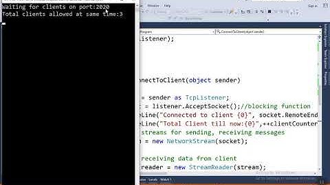 SP Wk 16 Video 3 TCP Based Server with Multiple clients