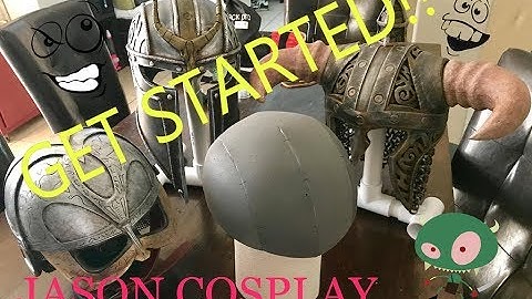 basic cosplay helmet tutorial made from eva foam
