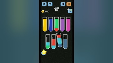 Water Color Sort Level 240 WalkThrough Solution Gameplay | user help | #watercolor#shorts#level240