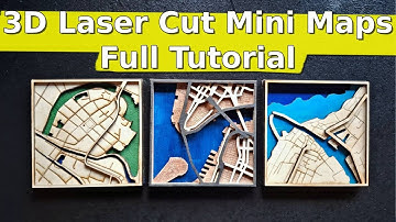 Lasergesneden mini 3D-kaarten, volledige tutorial | xTool F1