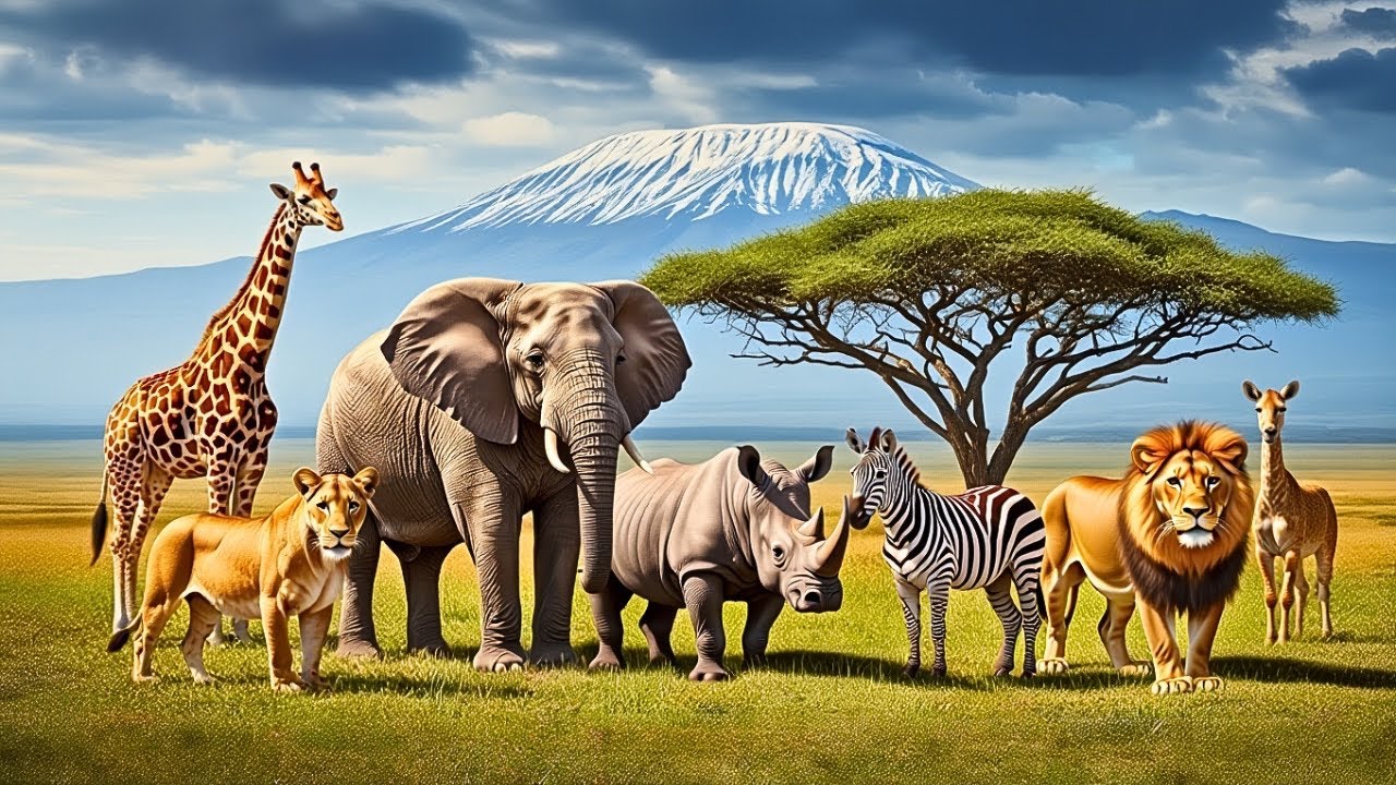 🐘 4K NHẠC THƯ GIÃN: Thế Giới Động Vật Hoang Dã | Nhạc Ngủ Sâu, Giảm Căng Thẳng