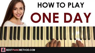 HOW TO PLAY - Tate McRae - One Day (Piano Tutorial Lesson)