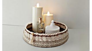 Look what beautiful thing I made with jute rope | DIY | Decorative basket