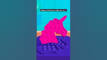 Making A Pink Unicorn Fidget Toy! 🦄💕 (Fidget Toy Maker)