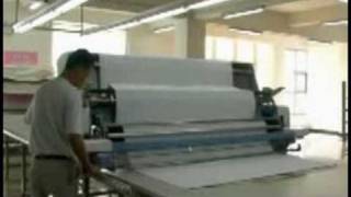 Oshima K5 - spreading the fabrics