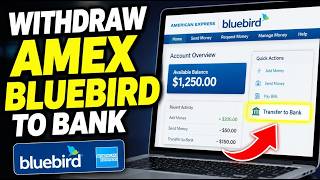 How to wit raw from Amex Bluebird using linked bank transfer - Complete Guide