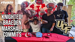 Hometown Hero Braeden Marshall commits to UCF ⚔🏈