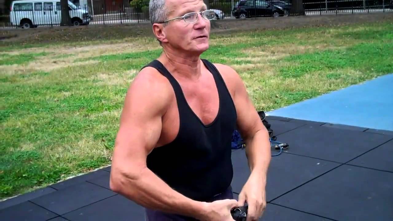 Super Strong 60 Year Old Man Gives Workout Fitness And