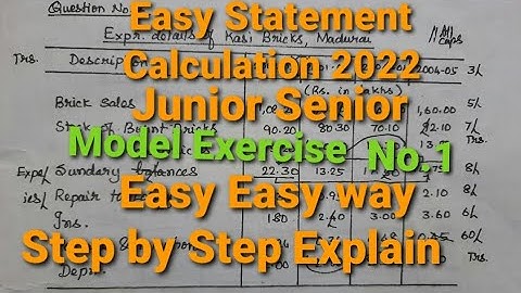 TYPING STATEMENT VERY VERY EASY CALCULATION MODEL NO.1 JUNIOR AND SENIOR 2022@bharathi tnpsc Typing