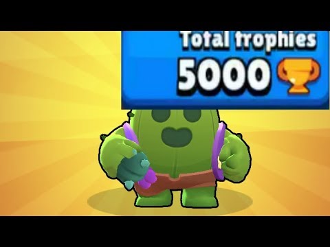 Brawl Stars Push to 5,000 Trophies! UNLOCKED SPIKE! 