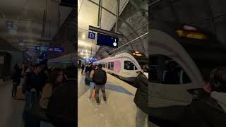 From Helsinki Airport to Turku, Finland, 2 Trains #transfer #underground #trainstation