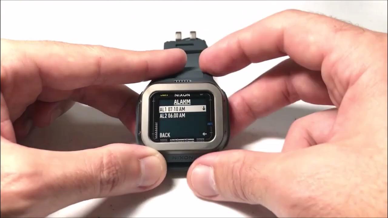 Nixon Regulus Expedition Set Alarm YouTube