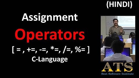 Assignment operator in C Language Hindi