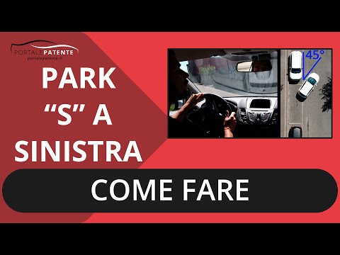 Parcheggio a S sinistra - Come farlo in una manovra - Tutorial Portale Patente