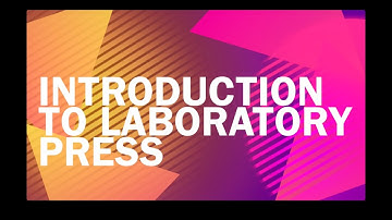 Laboratory Press: Student Introduction to Equipment/Staff