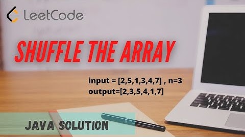 Shuffle the array | Leetcode question 1470 | DSA for placement