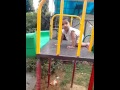 One and half Year Baby 's First Playground Slide
