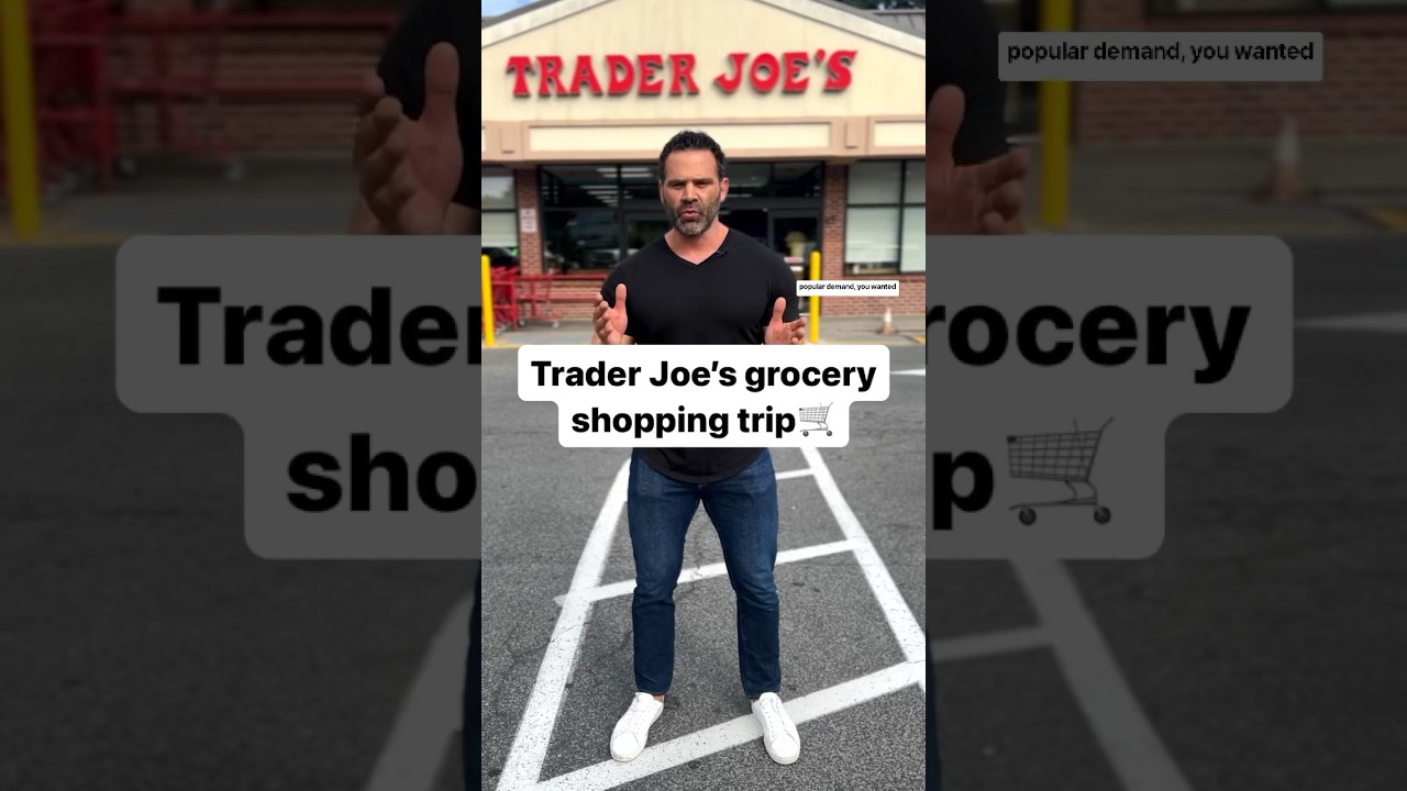 Trader Joe’s grocery shopping trip