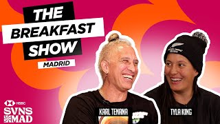 Tyla King's 'Pro Tips' for winning in Madrid |  The Breakfast Show | HSBC SVNS 202324