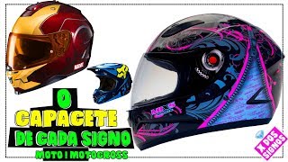 O Capacete De Moto Motocross De Cada Signo X Dos Signos