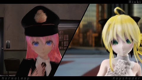 〖MMD - Test Normalmap & Rayshader〗