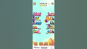 BIRD SORT 2  COLOR PUZZLE GAME 🐦 LEVEL 25