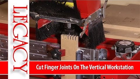 Making Box Finger Joints on CNC - CNC demo - Legacy Woodworking Machinery