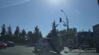 Driving from Tulare to Visalia,California