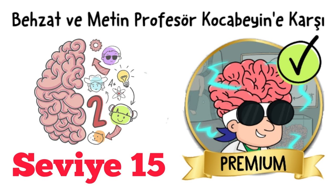 Brain Test 2: Tricky Stories - Behzat Ve Metin Profesor Kocabeyin'e Karşı - Seviye 15