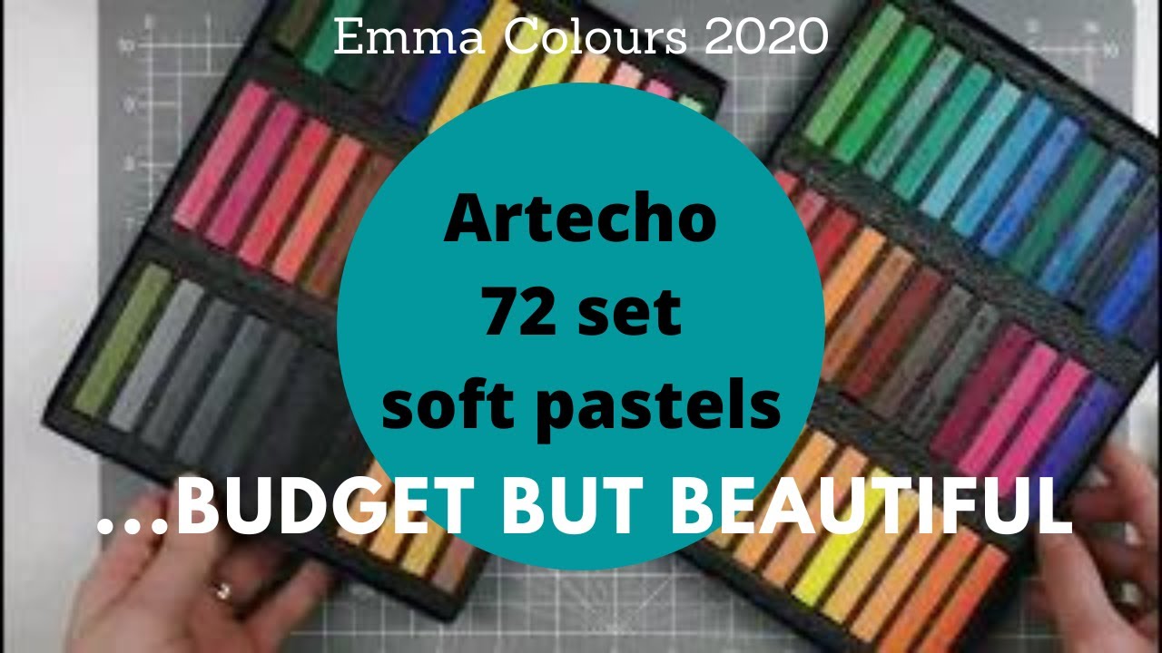Artecho artecho oil pastels set of 48 colors, soft oil pastels for