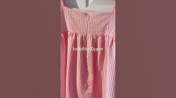 How to: the perfect invisible zipper #sewing #sewingtips #beginnersewing #sewingtutorial