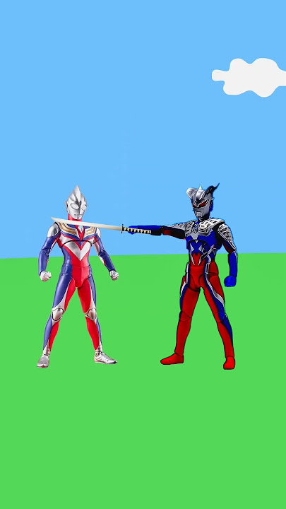 Ultraman suddenly lost control and pointed his sword at Ultraman Tiga.#ultraman #cartoon #animation