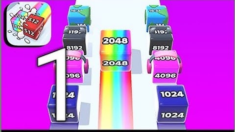 Jelly Run 2048 ​- All Levels max Gameplay part 1 Android,ios