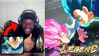 HE'S SO HOT! NEW LEGEND SSB VEGETA REACTION (DRAGON BALL LEGENDS)