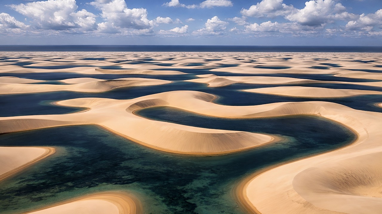 O Deserto Impossível com 1.000 Lagos