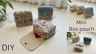 マチ有り,ミニミニポーチ,How To Make Mini Pouch With Gusset, Multipurpose, Easy Sewing Tutorials,Diy