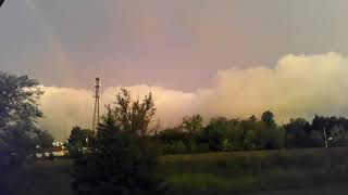 A Thunderstorm at Sunset