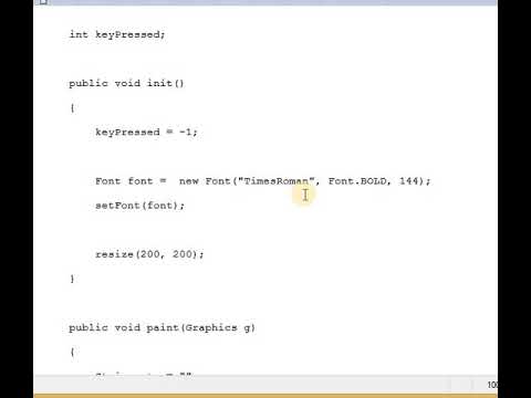 CBCS JAVA LAB ASSIGNMENT KEYBOARD LETTER PRESSED - YouTube