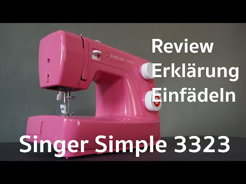 einfädeln SINGER Review, Simple 3223 Erklärung YouTube -