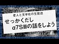 自分にはあまり関係ないカメラだけどα7SIIIの話をします。