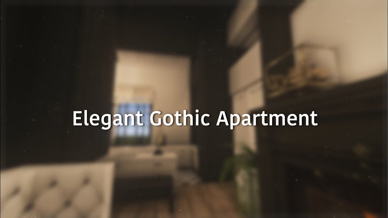 Elegant Gothic Apartment | Minecraft Cocricot Speed Build | Buildtober #4