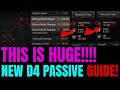 Diablo 4: NEW ENDGAME PASSIVE + MULTIPLIER GUIDE!!! This DOUBLED My Damage!!