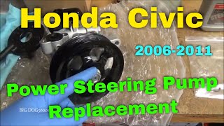 Honda Civic Power Steering Pump Replacement (20062011)