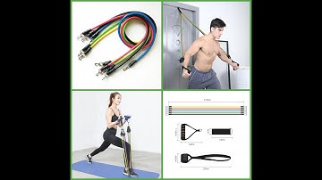 BỘ 5 DÂY NGŨ SẮC ĐÀN HỒI TẬP GYM 1 1